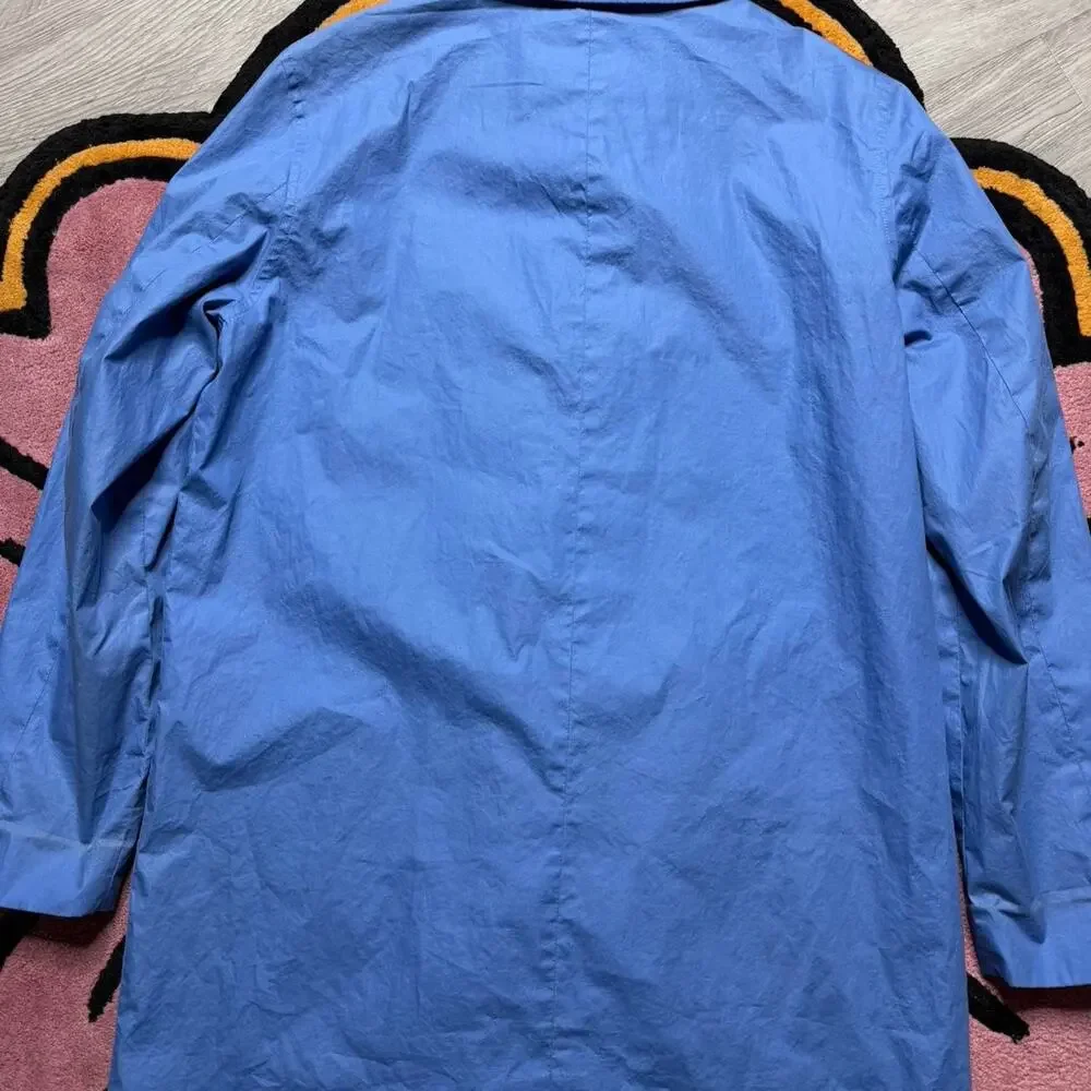 Lauren Ralph Lauren Lightweight Trench Coat Jacket Womens Small Blue